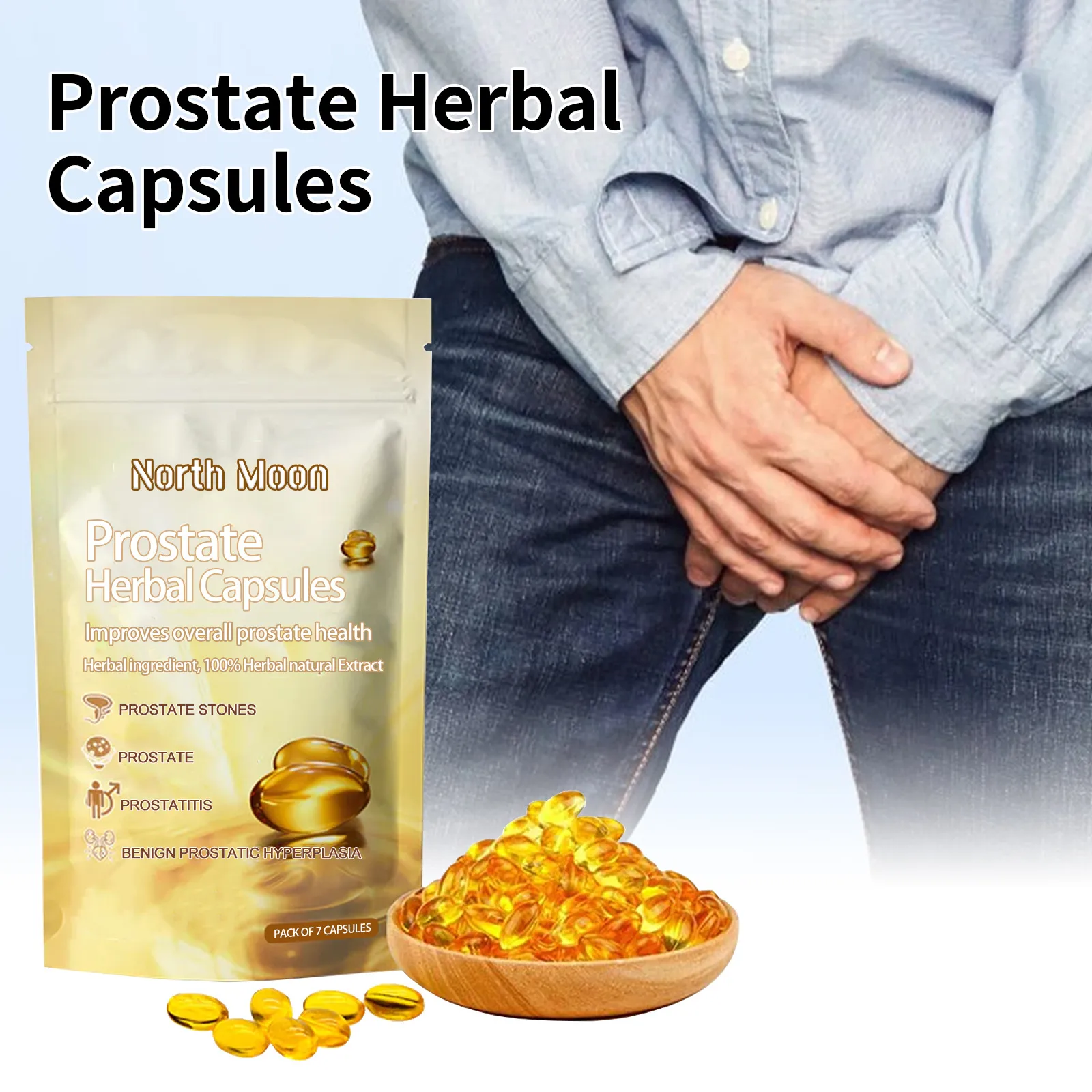 Relieve Male Front Discomfort Yang Warming Kidney Body Care Capsule — photo 1 of 4